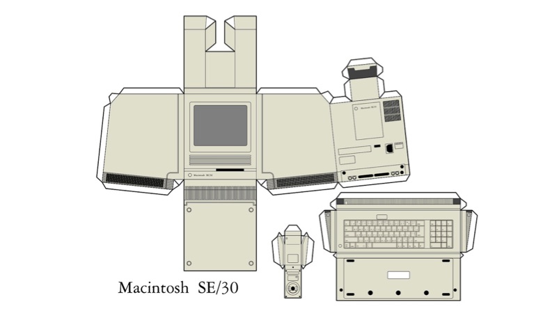 Paper Mac origami